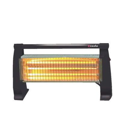 Zada Electric Heater, 3 Candles, 1800 Watt, Black - ZQH110