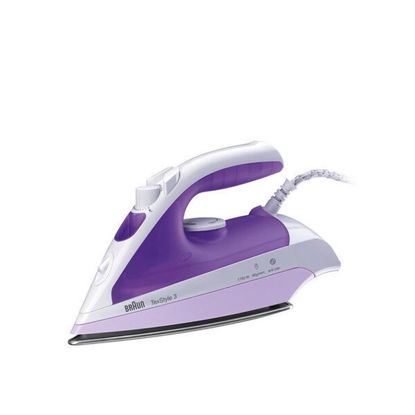 Braun Texstyle 3 Steam Iron, 2000 Watt, Purple/White - TS 320 C
