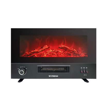 Fresh Fire TV Heater 2000 Watt Black